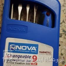 مجموعه 9 عددی پیچ گوشتی نووا مدل NTS 1341